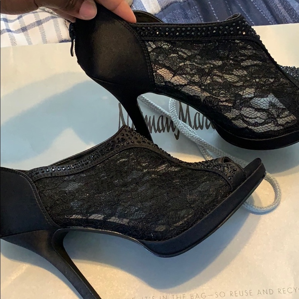 David’s bridal bootie